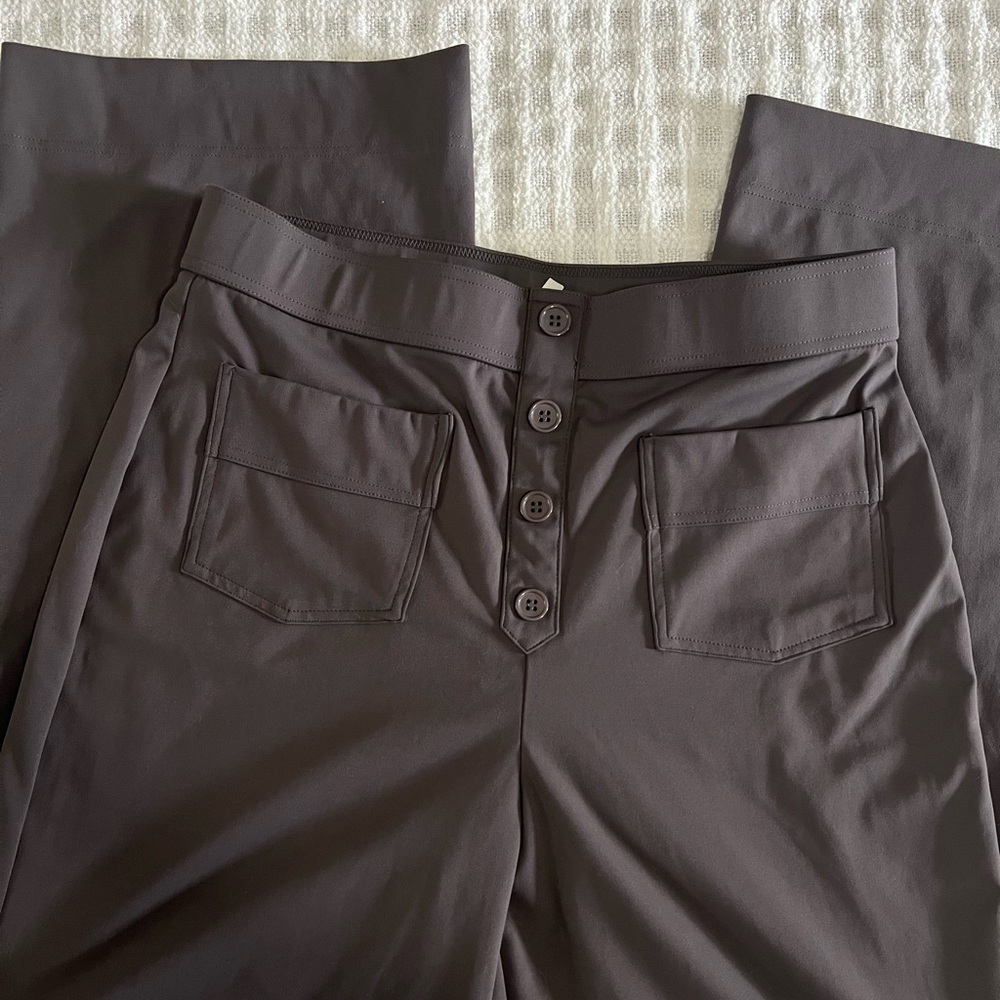 HALARA High Waisted Button Straight Leg Casual Pants✨🪩 - Picture 2 of 9